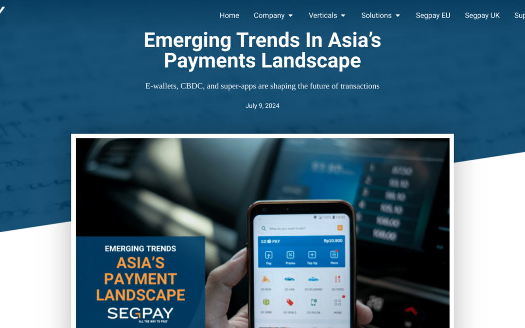 Emerging Trends in Asia’s Payments Landscape