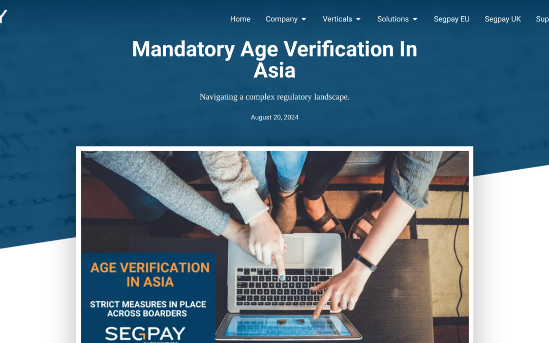 Mandatory Age Verification in Asia